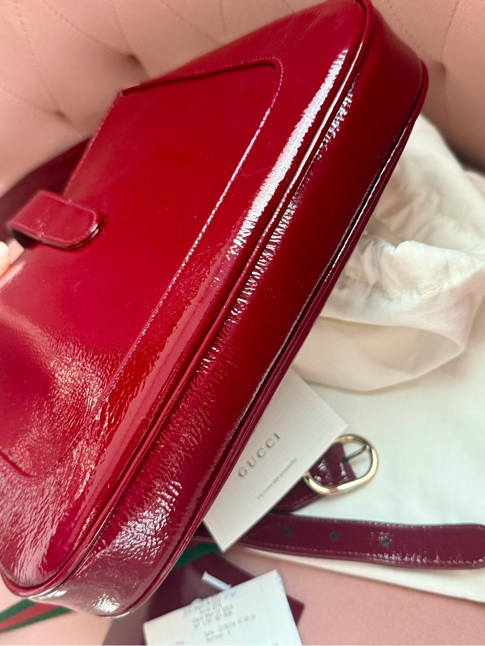 Gucci Jackie Rosso Ancora Glossy - Picture 6 of 6
